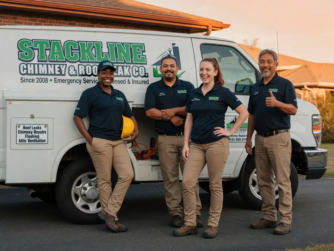 Chimney flashing repair company in Warfield, VA